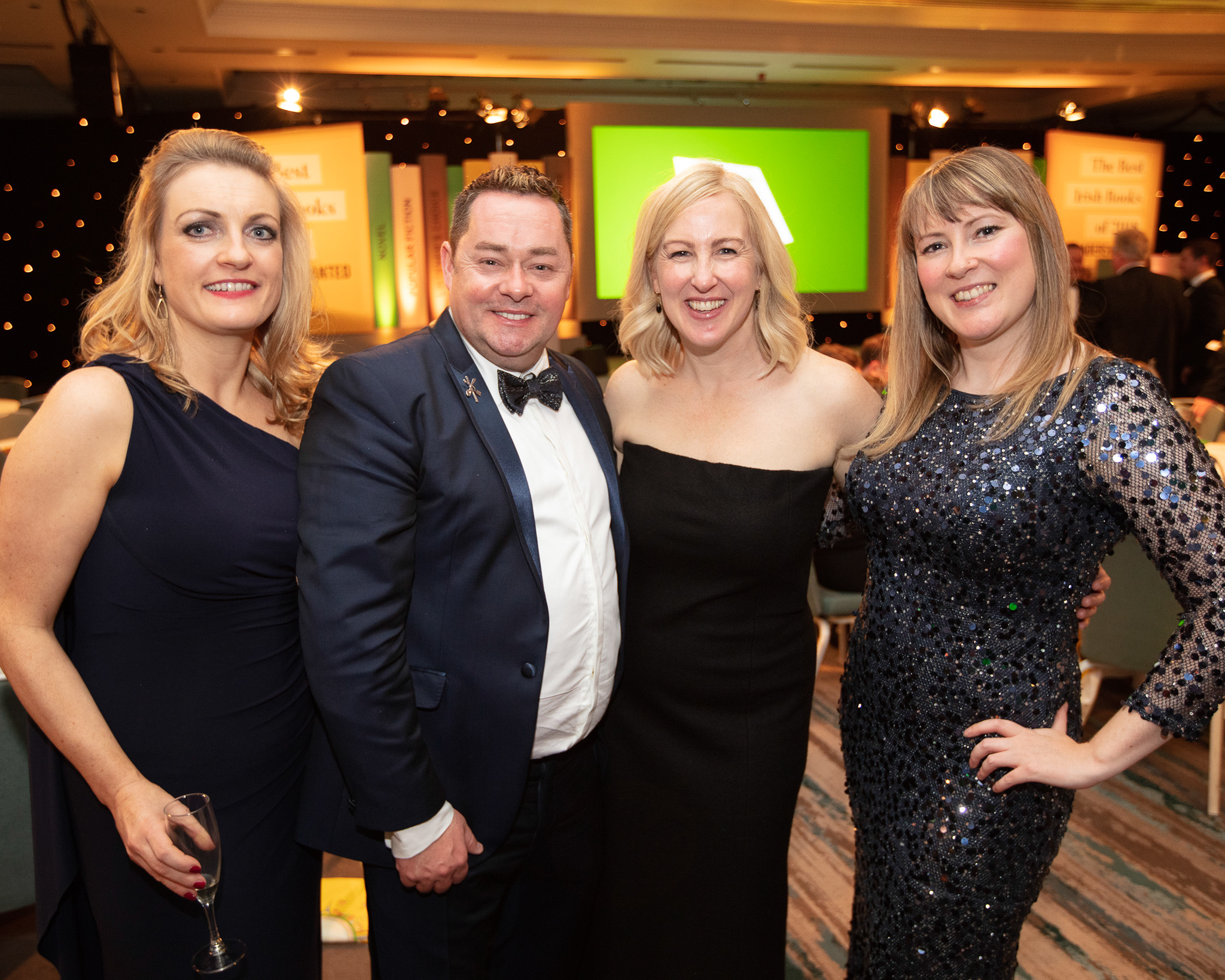 Sarah Liddy, Neven Maguire, Nicki Howard, Catherine Gough pictured at the An Post Irish Book Awards